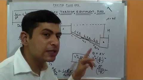 Flow through equivalent pipes