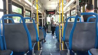 Full CTA On Board Riding 2007 New Flyer D40LF Bus 1606 on Route 78 Montrose from HIP Mall to Damen Update