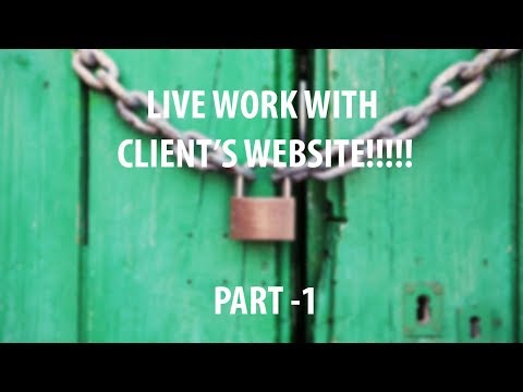 Live-Website-Entwicklung Bangla Tutorial - TEIL 1