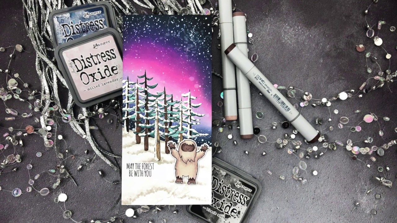 How To Create A Northern Lights Card