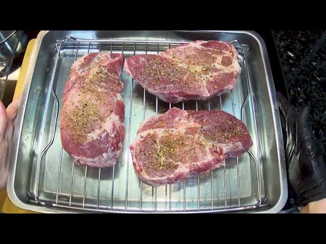 Schweine Nackensteaks mit Butterglanz | Leichtes Rezept für Zuhause