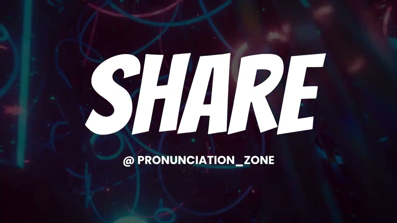 How to Pronounce SHARE Correctly | English Pronunciation Guide 