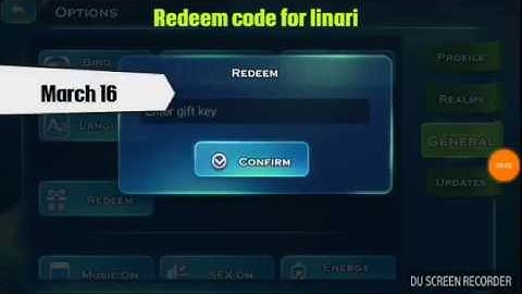 Redeem code for linari Art of conquest March 16