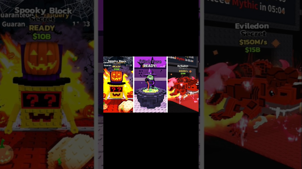 🎃 NEW HALLOWEEN SPOOKY LUCKY BLOCK! 💀 | Steal A Brainrot | Roblox