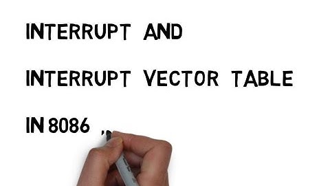 8086 Assembly Language Tutorial For Beginners || Part 10 || Interrupts And Interrupt Vector Table