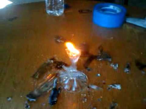 Exploding glass