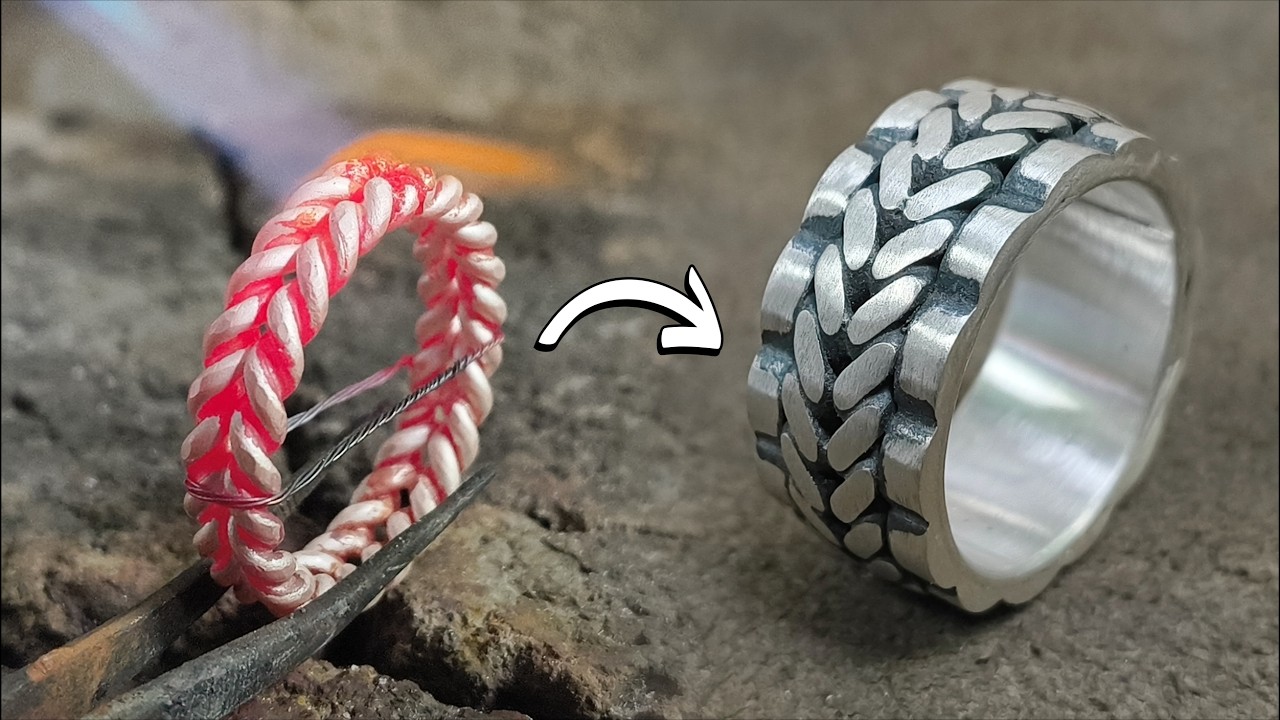 Making Silver Oxidised Rings for Men 💍🔥 | Handmade Jewelry Process
