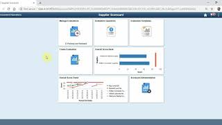 PeopleSoft Supplier Scorecarding - Demo Technology2Enjoy