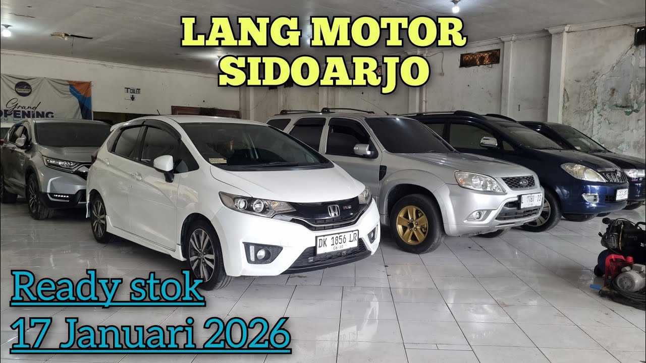 UPDATE STOK TERBARU 17 JANUARI 2026 LANG MOTOR SIDOARJO 