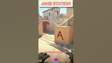 ⚡ Mirage A Site Smoke - Block Jungle Connector Fast!   #shorts    #cs2  #gaming