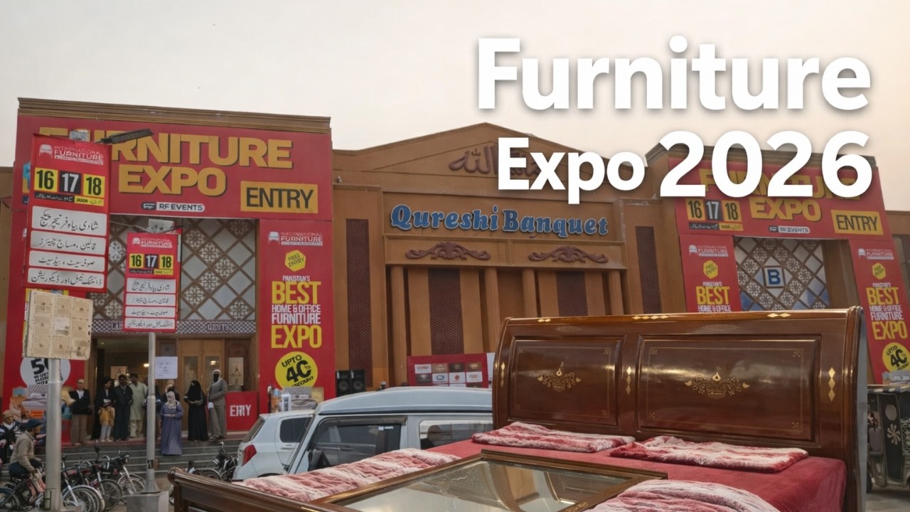 Furniture Expo 2026 Karachi  Full Vlog Tour of Latest Home Designs