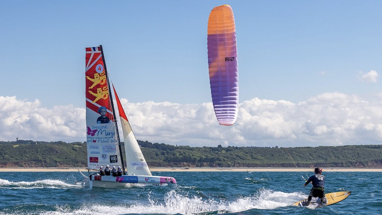 Des conditions exceptionnelles et la visite de Chris Ballois sur le Tour Voile