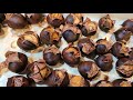 Kosteni peceni vo rerna povkusni nemam probano  baked chestnuts in the oven best recipe