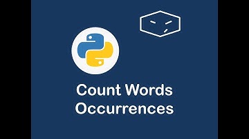 count words occurrences in python 😀