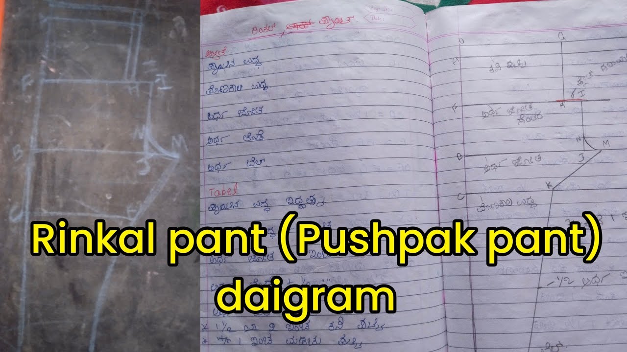 pushpak pant(rinkal pant)nots and daigram in kannada