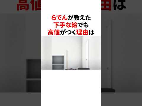 らでんが教えた下手な絵でも高値がつく理由 #ホロライブ #切り抜き #雑学 #豆知識