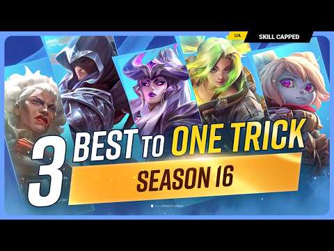 3 BEST CHAMPIONS To ONE TRICK For Every Role - Season 16
