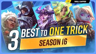 3 BEST CHAMPIONS To ONE TRICK For Every Role - Season 16 screenshot 1