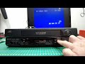 VHS VCR load eject problem JVC HR A592U