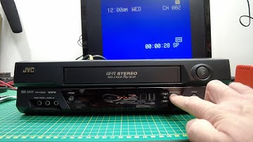 VHS VCR load eject problem JVC HR A592U
