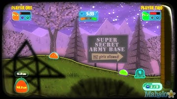 Tales from Space About a Blob Co-op Walkthrough - Level 16 - Army Lab - Part 1