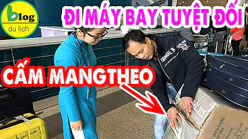 Những thứ bị cấm mang lên máy bay cả xách tay và hành lý ký gửi