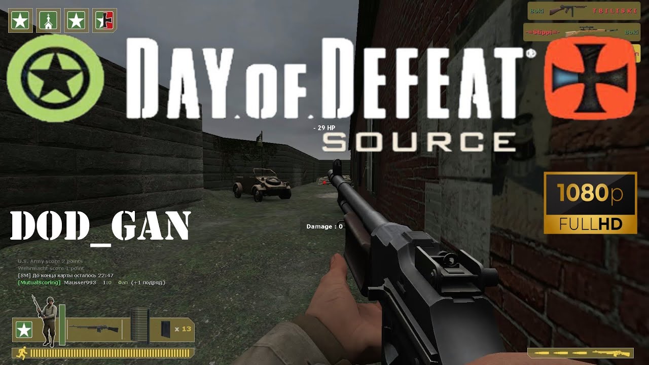 Day of Defeat Source - Professional Assault - dod_gan (64-43) Gameplay ...