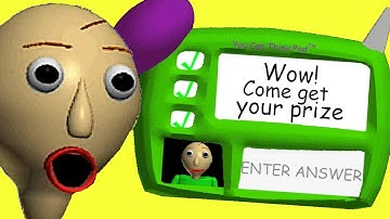 WOW!! I ACTUALLY SOLVED BALDI