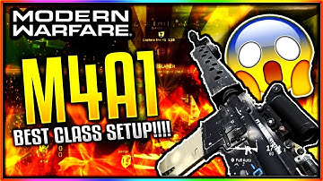 OVERPOWERED M4A1 CLASS SETUP ON MODERN WARFARE - BEST M4A1 CLASS SETUP ON COD MW (COD M4A1 OP CLASS)