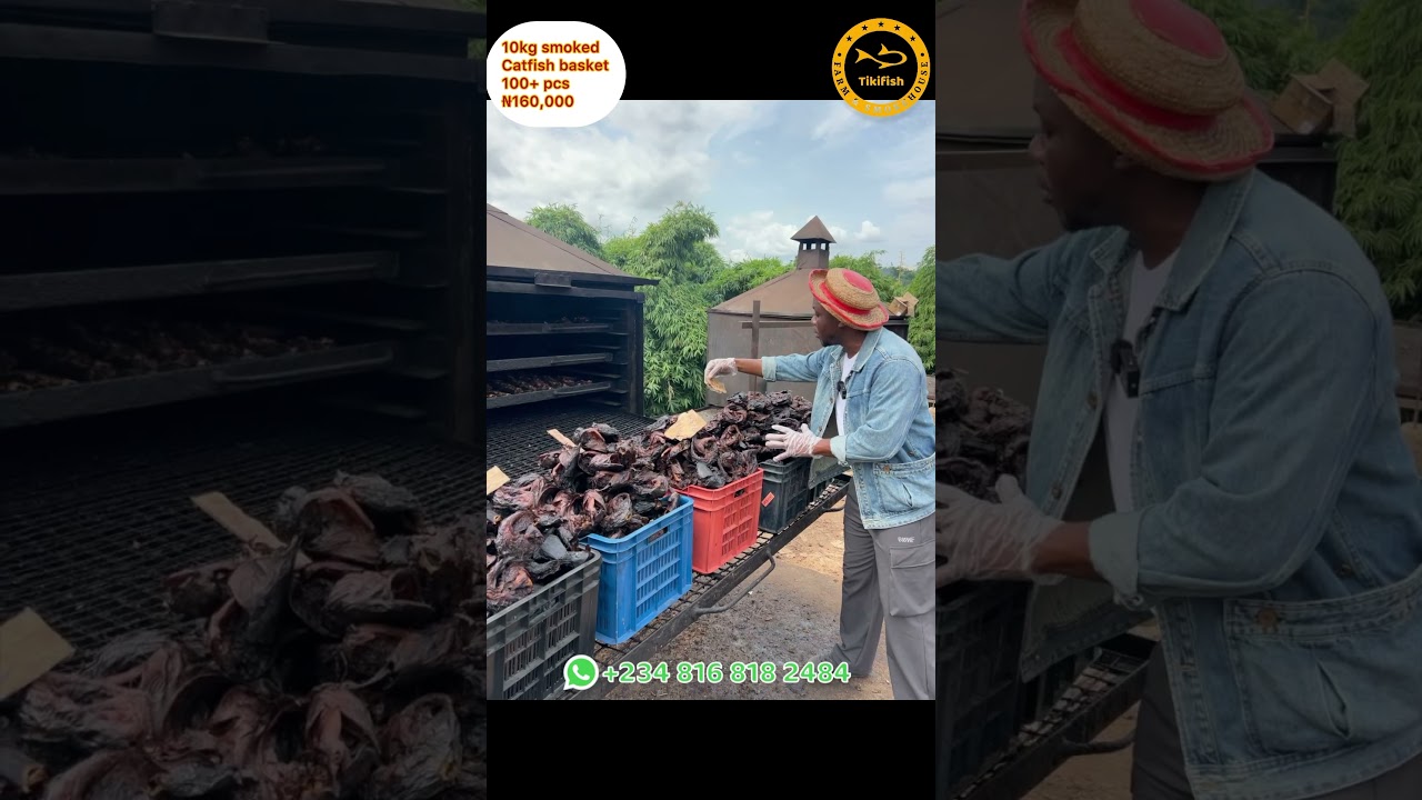 Корзинки с копченым сомом