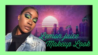 Sleek low bun & lemon inspired makeup look | Miell X