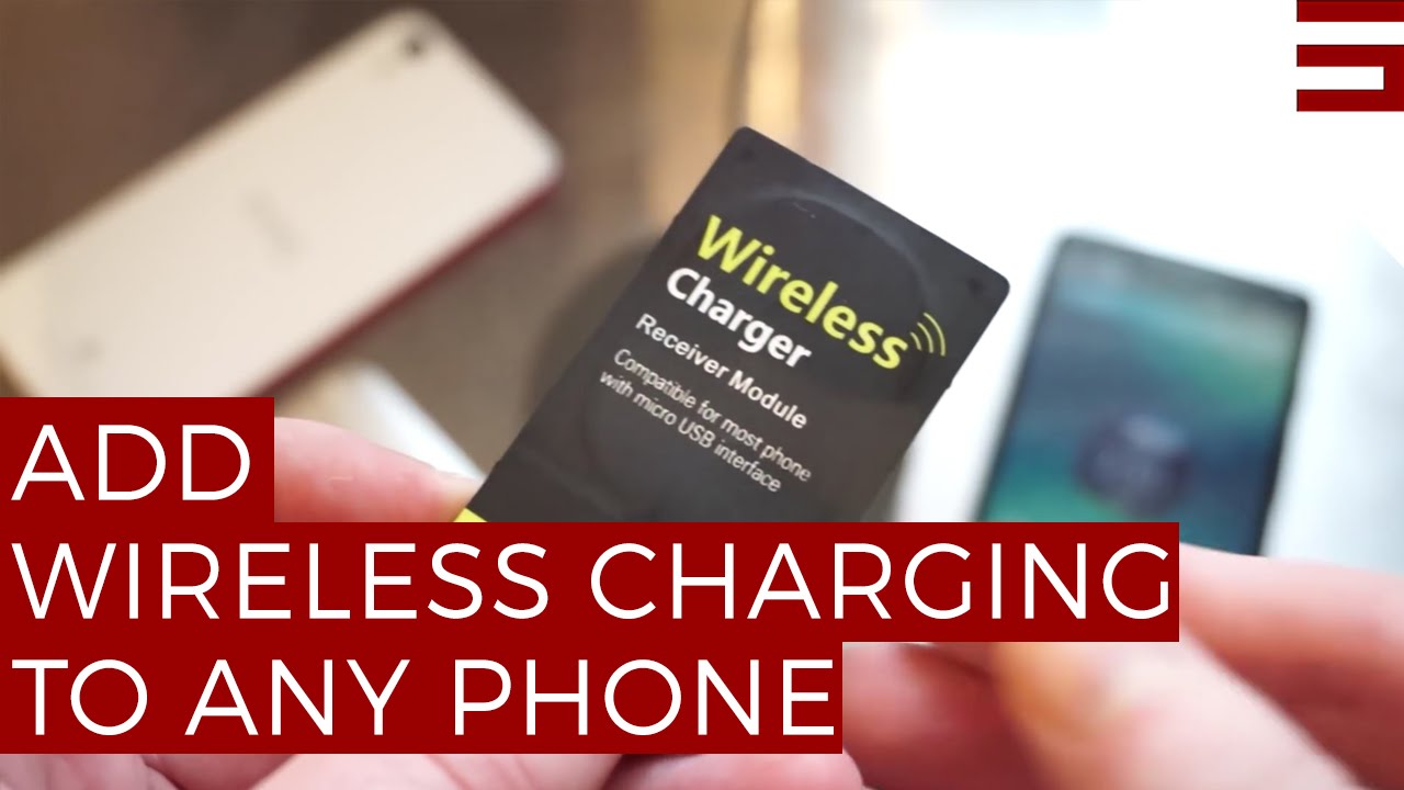 How to add wireless charging to the HTC One (M8) or any Android smartphone  - YouTube