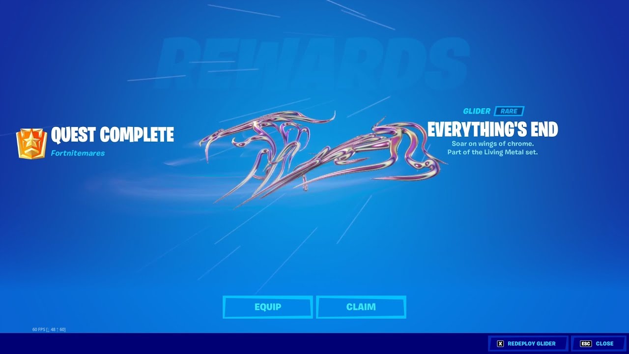Unlock FREE Nothing's End Glider in Fortnite - Complete Fortnitemares Quests