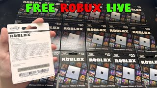 Giving 95,000 Robux to Every Viewer LIVE! (Roblox Robux Live) (FREE ROBUX)