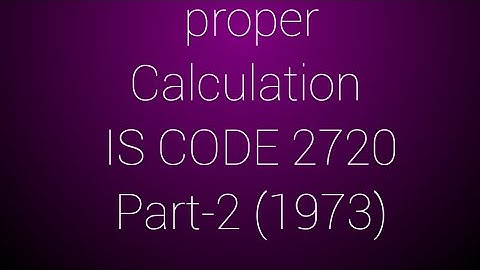 (HINDI ME)How to moisture content proper calculation is code-2720 part-2 (1973)