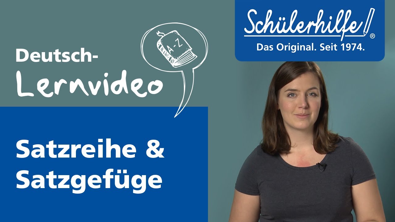 Update Satzreihe - Satzgefüge 🎓 Schülerhilfe Lernvideo Deutsch