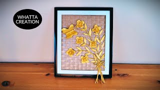 Diy Wall Hanging Craft Idea Using Cereal Box Easy Diy Wall Decor With Paper