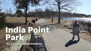 India Point Park, in Providence, RI, has a new waterfront plaza