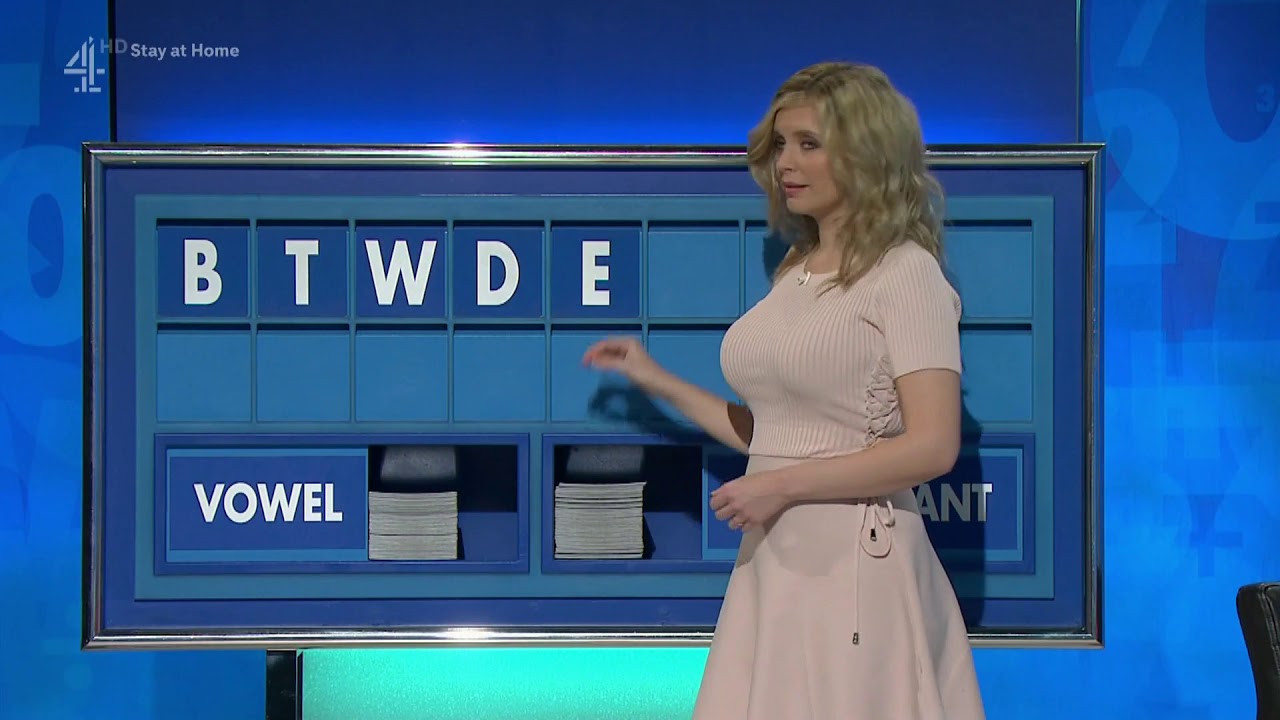 Rachel Riley in pink