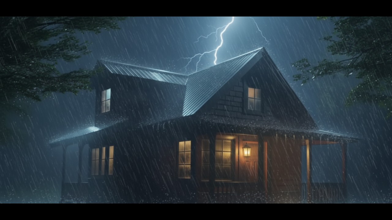 Gentle Rain on Quiet Night 🌧️ Fall Asleep in Minutes