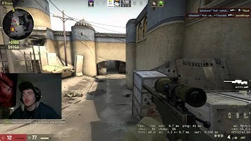 Unrealistic Flickshot through box AWP ace straight shrekt - cs:go