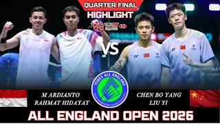 RIAN/RAHMAT (INA) vs CHEN/LIU (CHN)[MD]QF | ALL England Open 2026 Badminton
