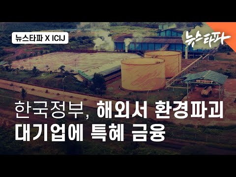 [삼림파괴주식회사③]한국정부, 해외서 환경파괴 대기업에 특혜 금융 - 뉴스타파