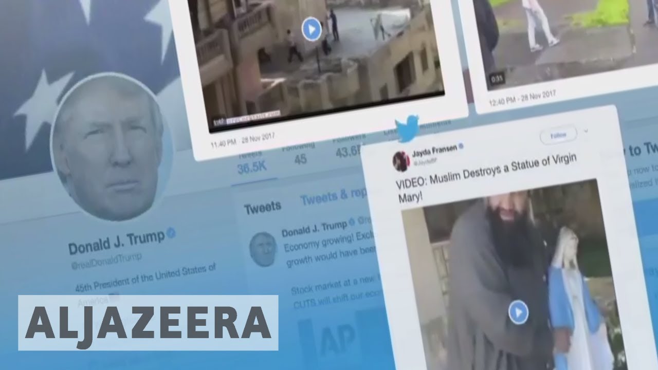 إعادة نشر مقاطع فيديو معادية للمسلمين من قبل ترامب تثير غضباً واسعاً