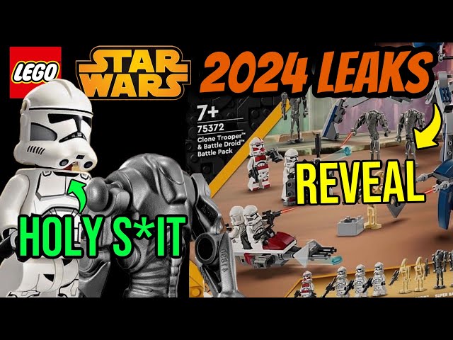 ALL TIME BEST! Lego Star Wars 2024 Leaks Clones Vs Droids