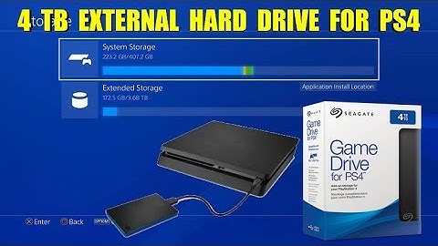 PS4 External Hard Drive (4T HD) And How It Works