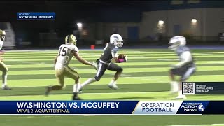 WPIAL football playoffs: Washington vs. McGuffey