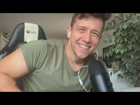 Muscle Guy Trying ASMR pt.4 // Male Triggers, Whispering