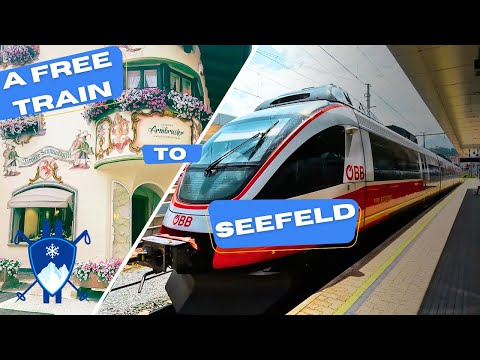 The BEST FREE Travel Hack in TYROL, AUSTRIA | S Bahn Train Ride from Innsbruck to Seefeld-in-Tirol