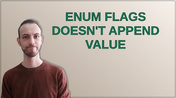 Enum flags doesn